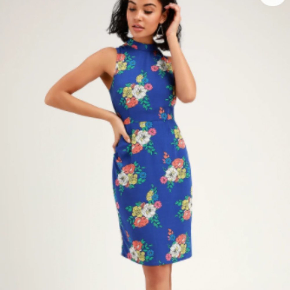 Carriage Tour Floral Print Sleeveless D